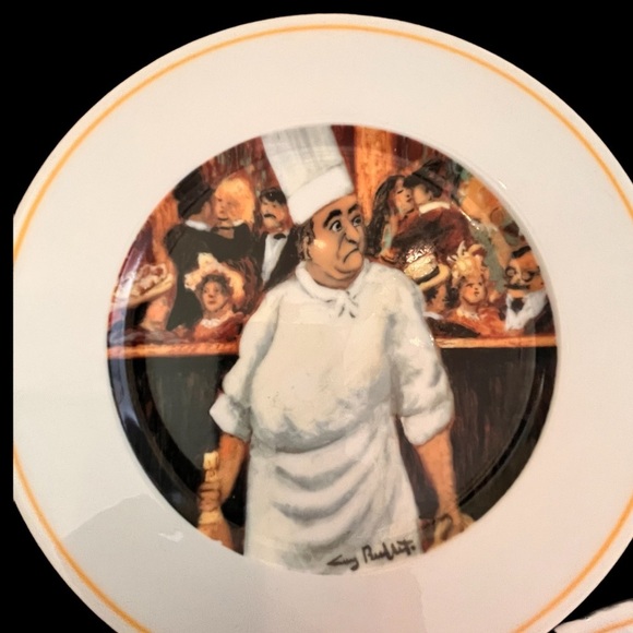 Set of 3 autographed the cabaret suite by eschenbach 8” plate I have 12 for sale - Picture 2 of 5